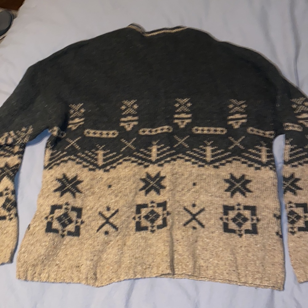 Vintage Woolrich green & tan fair isle cozy sweater - Picture 5 of 5